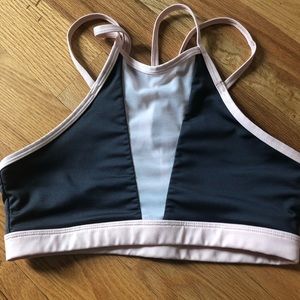 Mesh sports bra